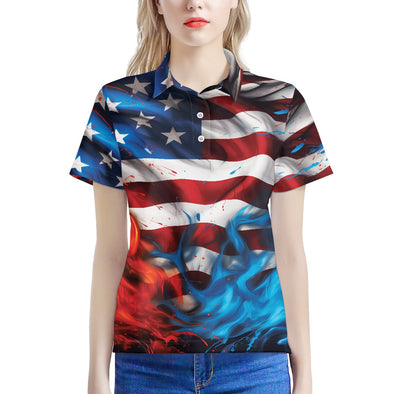 Women's Blaze of Freedom Polo Shirt