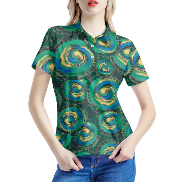 Women's SwirlWave Polo Shirt