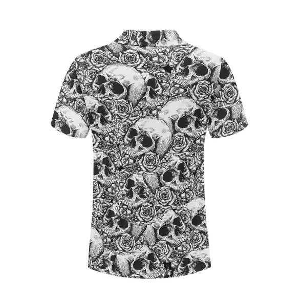 Men's Skull Shadows Polo Shirt