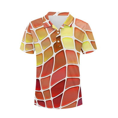 Men's Ember Mosaic Polo Shirt