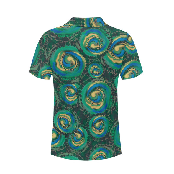 Men's Forest Spirals Polo Shirt