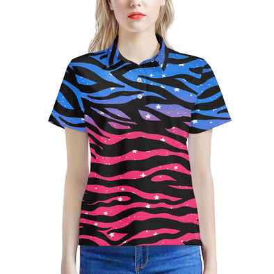 Women's CosmicZebra Polo Shirt