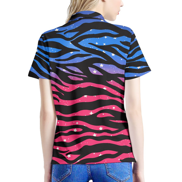 Women's CosmicZebra Polo Shirt