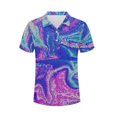 Men's Mosaic Vibes Polo Shirt