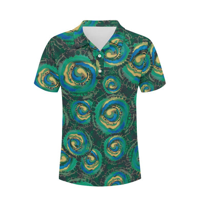 Men's Forest Spirals Polo Shirt