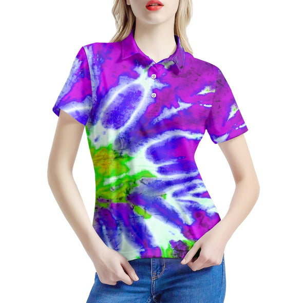 Women's Electric Bloom Polo Shirt