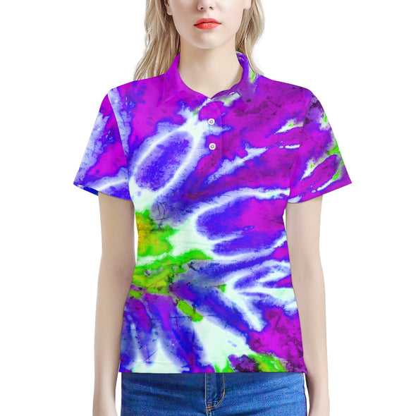 Women's Electric Bloom Polo Shirt