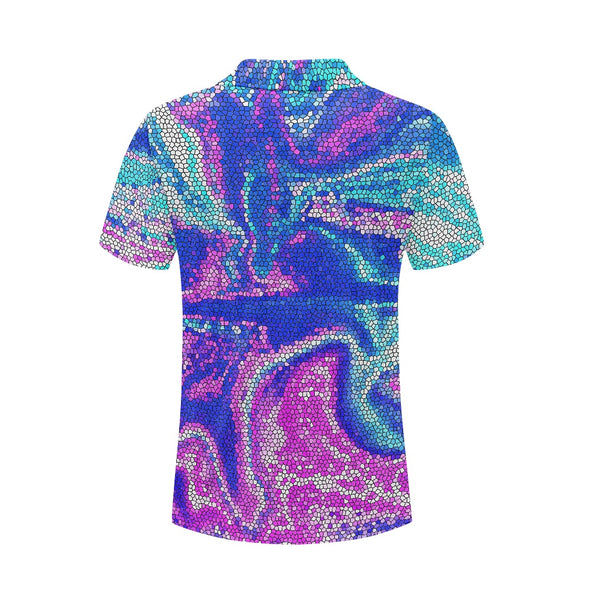 Men's Mosaic Vibes Polo Shirt