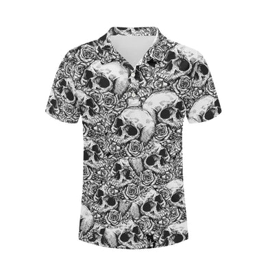 Men's Skull Shadows Polo Shirt