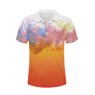 Men's Sunset Splash Polo Shirt